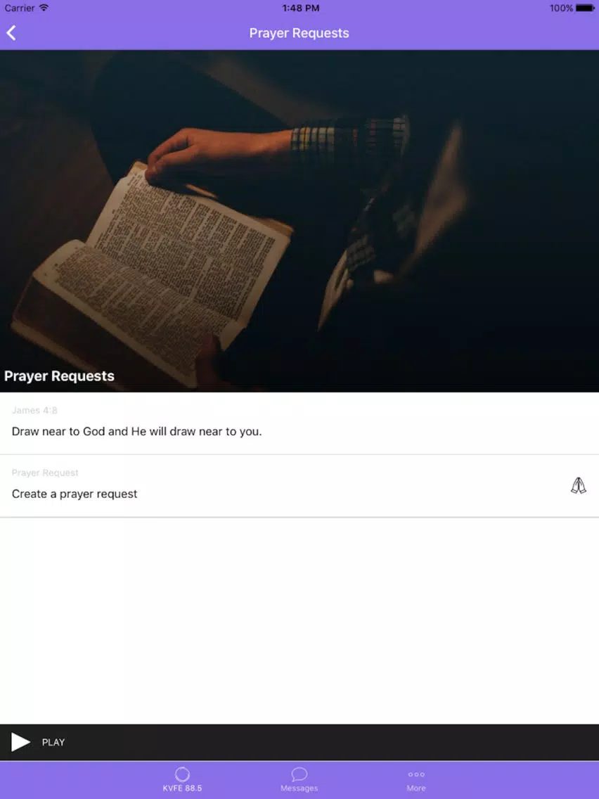 KVFE Christian Radio iPad  Screenshots