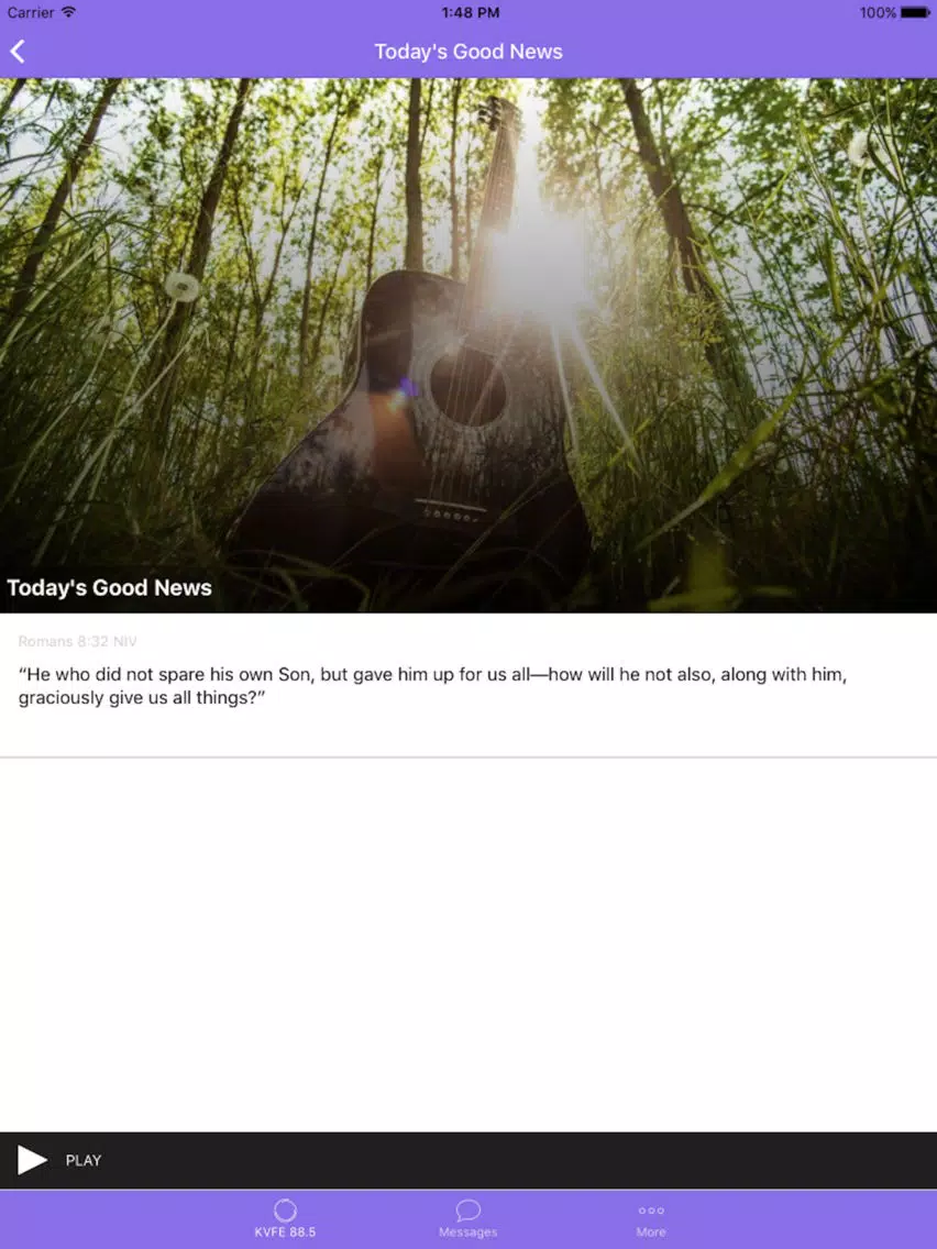 KVFE Christian Radio iPad  Screenshots