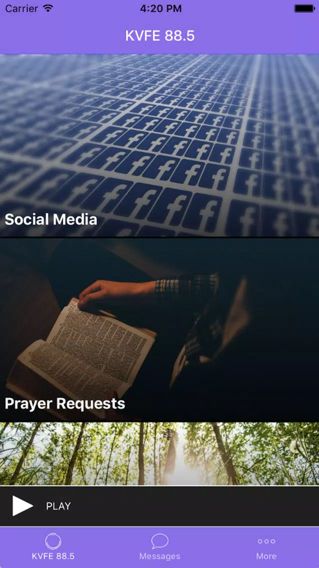 KVFE Christian Radio Screenshots