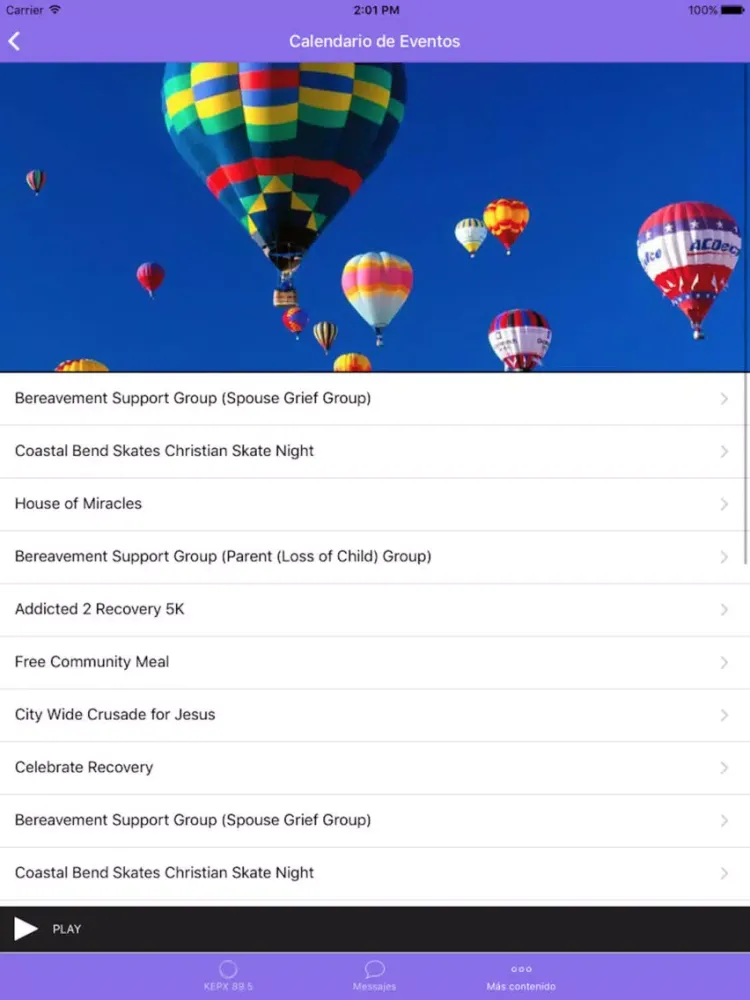 Zrzuty ekranu KEPX Manantial Eagle Pass iPad 