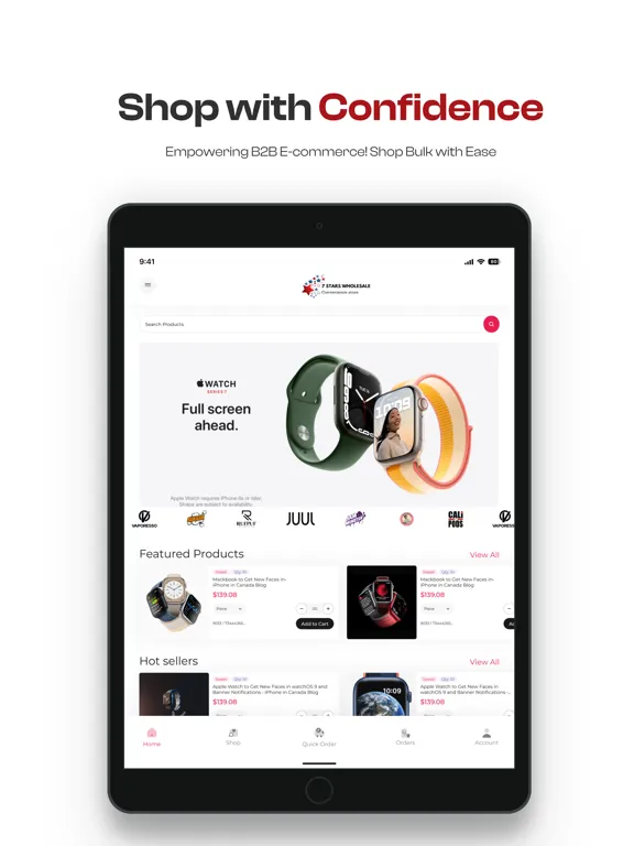 Ảnh chụp màn hình của 7Stars Wholesale B2B iPad 