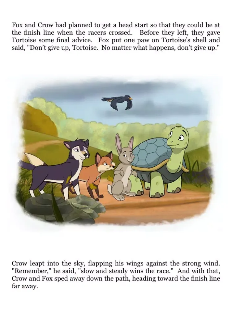 صور Tortoise and Hare: an Animated Aesop Children’s Story Book iPad 