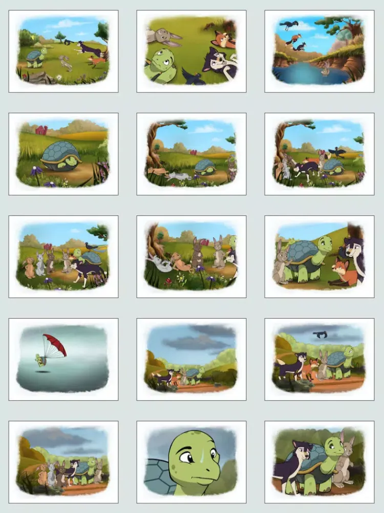 صور Tortoise and Hare: an Animated Aesop Children’s Story Book iPad 
