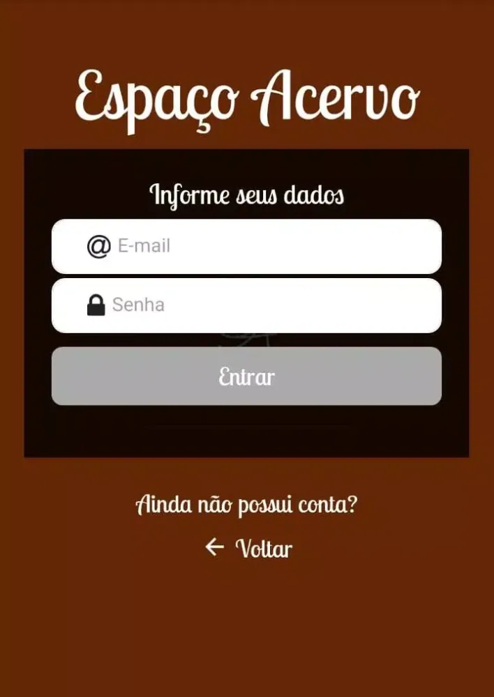 Espaço Acervo Screenshots