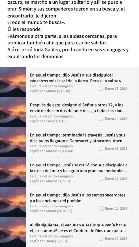 Evangelio de Hoy স্ক্রিনশট