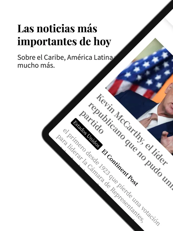 Continent Post Español iPad  سکرین شاٹس