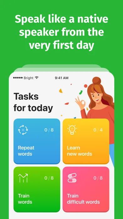 Bright - Spanish for beginners 스크린샷