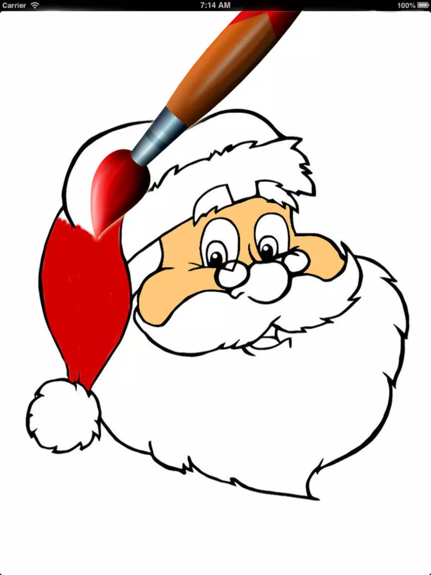 Christmas Coloring - Draw and Paint iPad  Screenshots