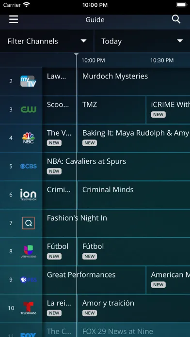 Capturas de pantalla de GVTC TV