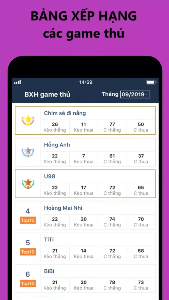 Ảnh chụp màn hình của AoE Score - Lịch Thi Đấu AoE