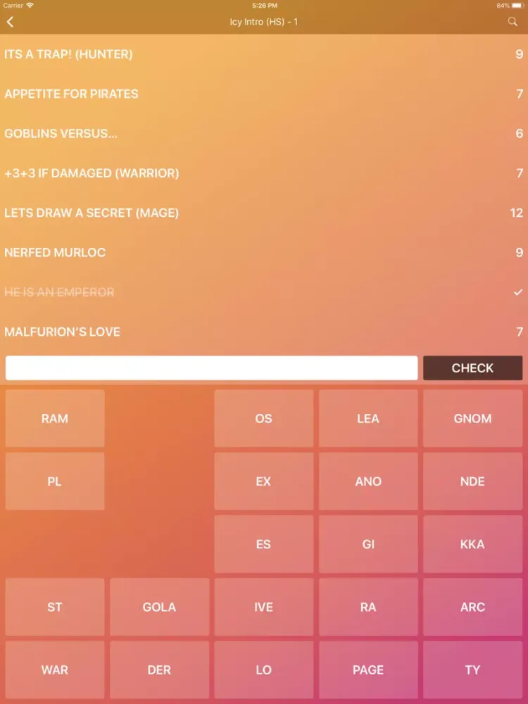 Capturas de pantalla de Esport Word Puzzles iPad 