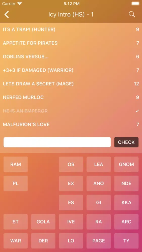 Capturas de pantalla de Esport Word Puzzles