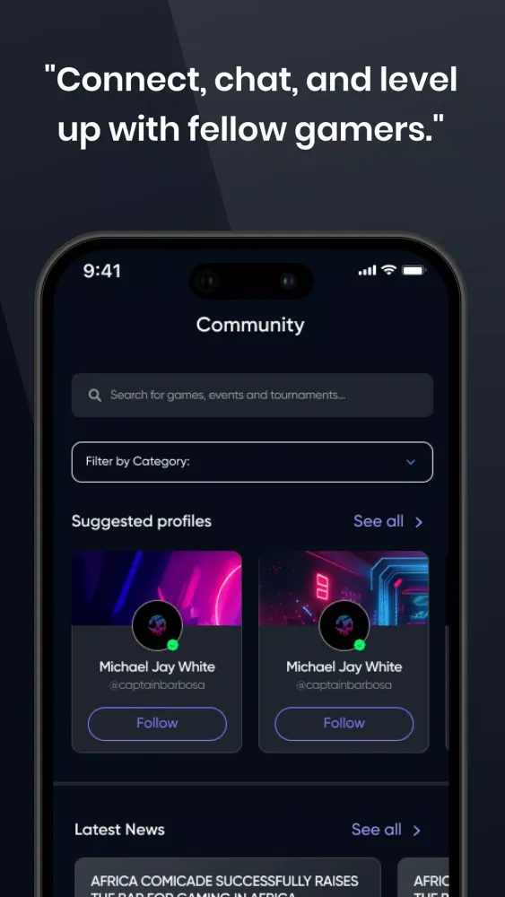 Tangkapan layar Esports NG