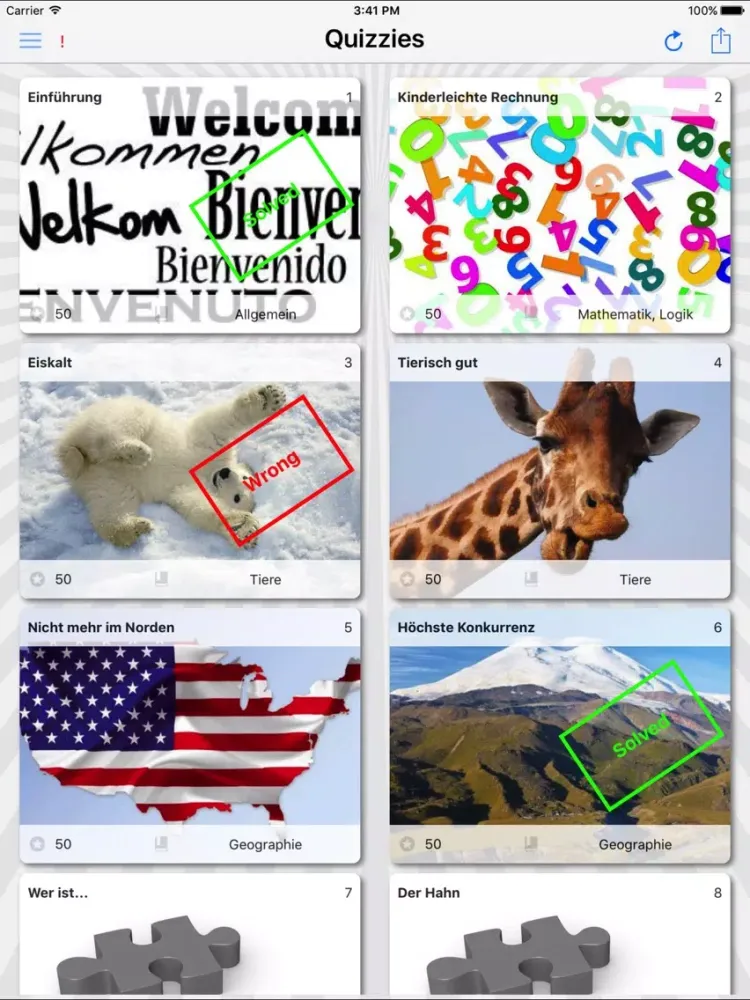 Espoto Quiz iPad  스크린샷