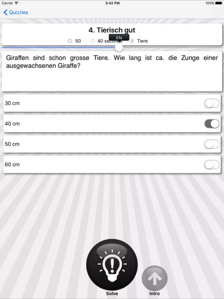 Espoto Quiz iPad  스크린샷