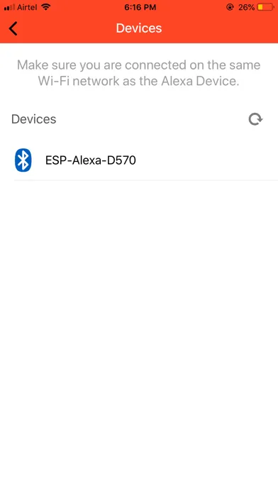 ESP Alexa スクリーンショット