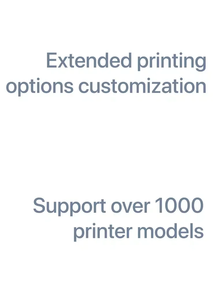 Capturas de pantalla de ES Printer iPad 