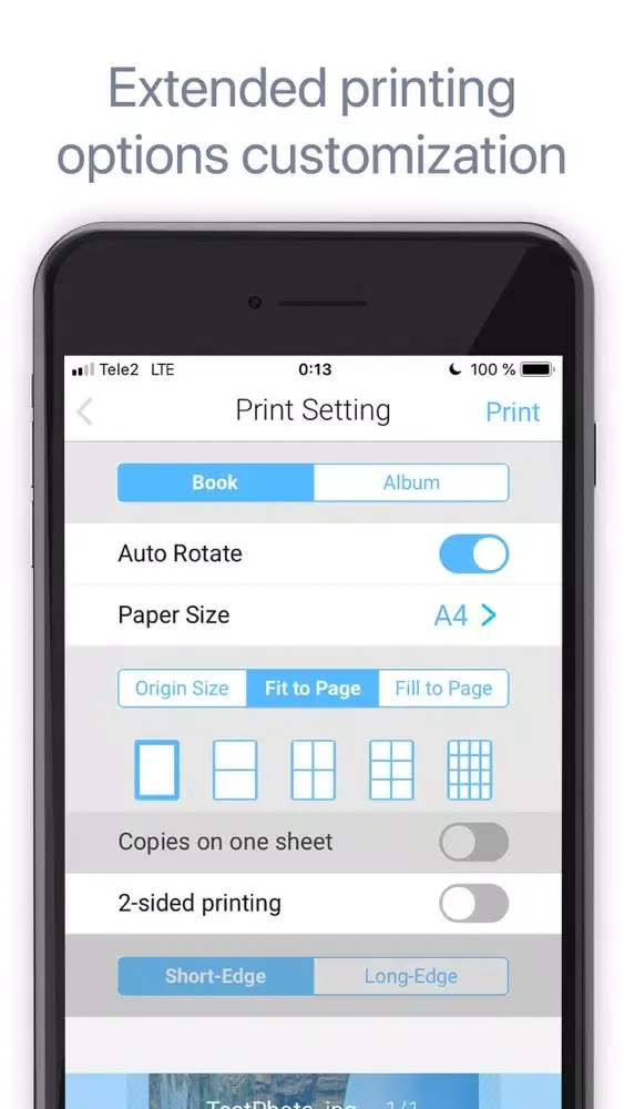 Capturas de pantalla de ES Printer