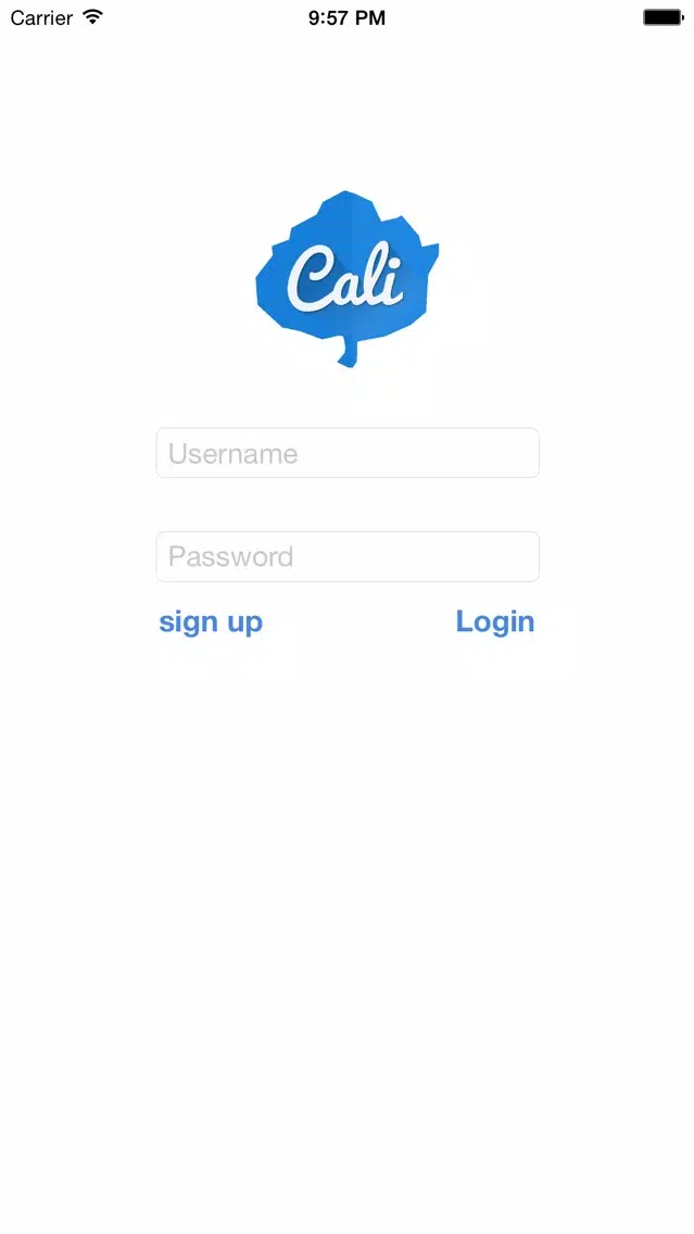 Cali App Screenshots