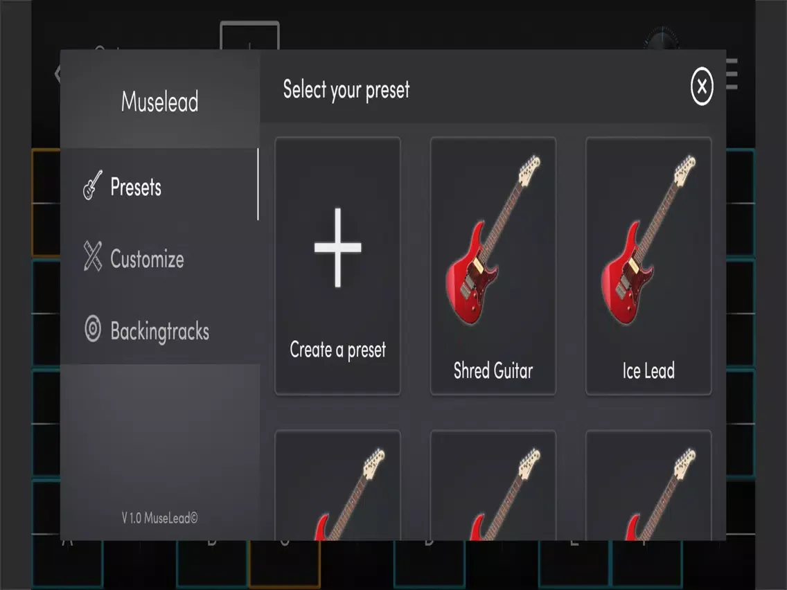 Screenshot di MuseLead iPad 