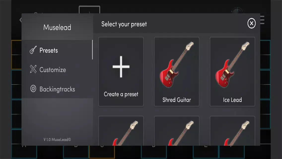 Screenshot di MuseLead