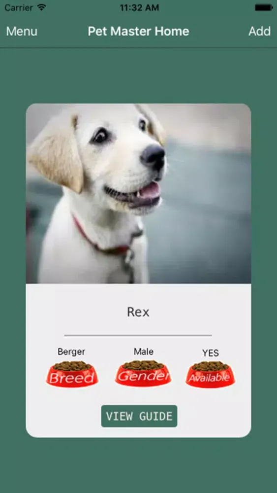 ภาพหน้าจอของ PetsGuide