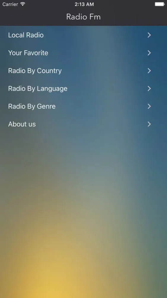 Radio-Live スクリーンショット