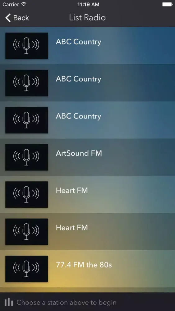 Radio-Live スクリーンショット