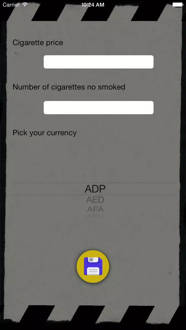 Screenshot di Stop Smoking APP