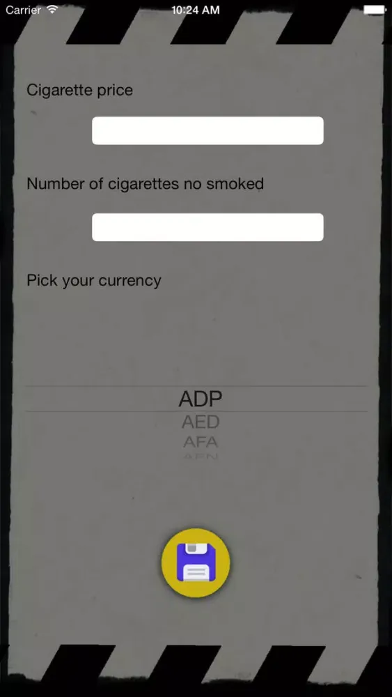 Tangkapan layar Stop Smoking APP