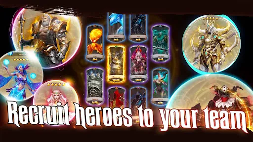 Tangkapan skrin Book of Heroes: collection RPG