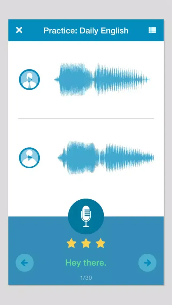Ảnh chụp màn hình của Listen & Repeat
