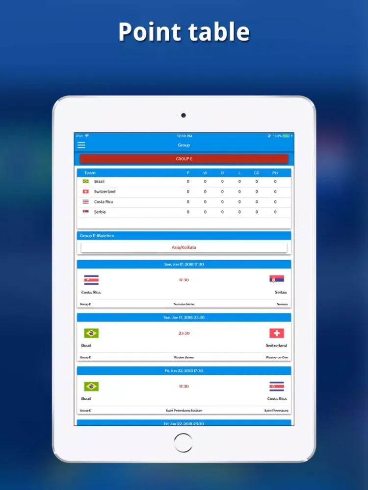 Capturas de pantalla de Football 2018 - Soccer iPad 