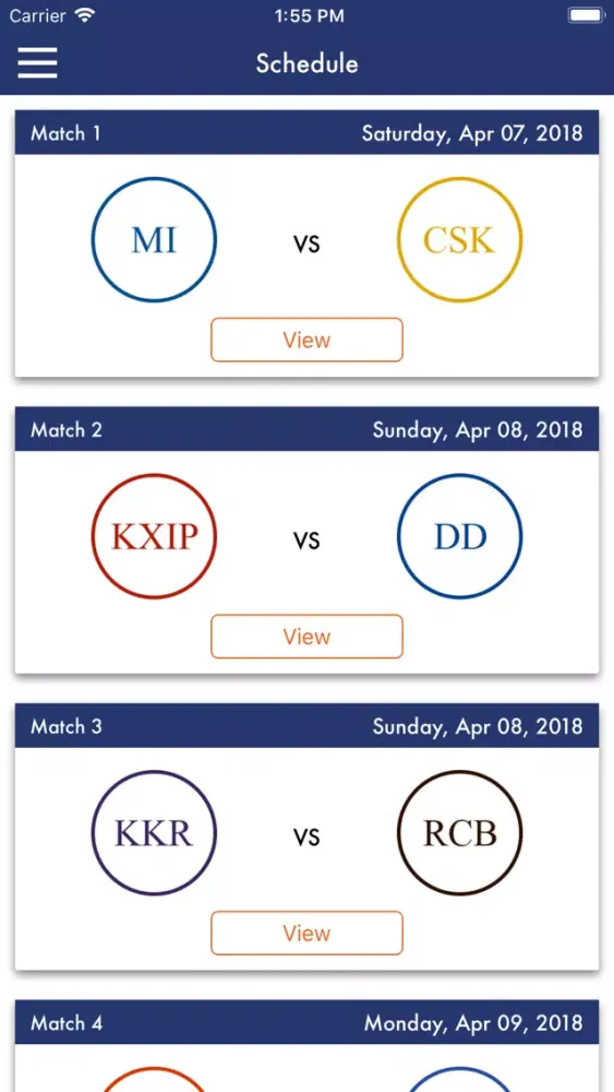 IPL 2018 Predictions应用截图