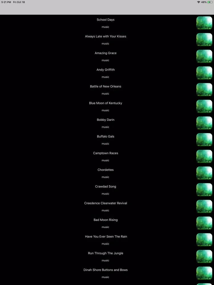 Capturas de tela do Folk Song - offline iPad 