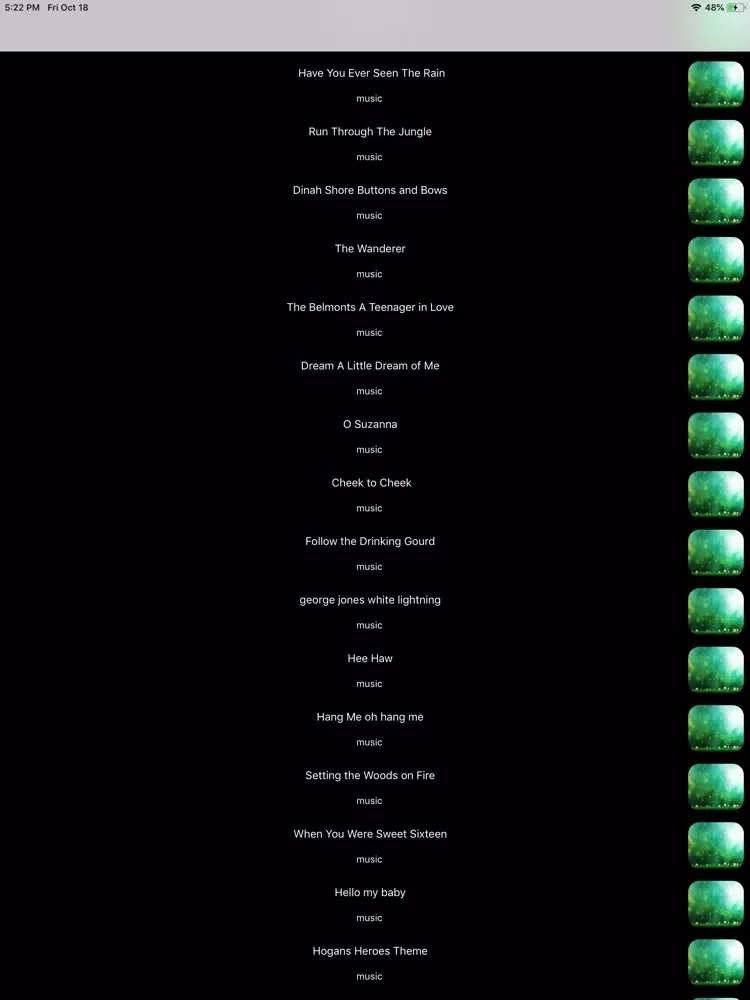 Capturas de tela do Folk Song - offline iPad 