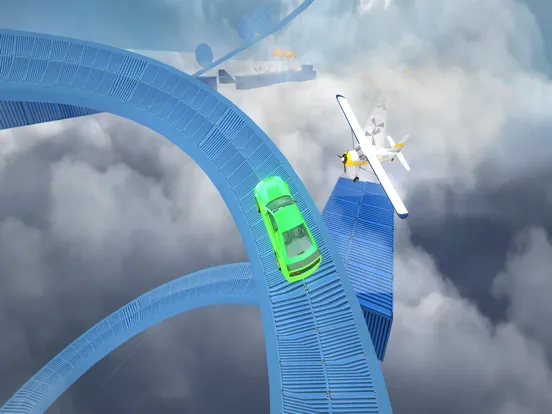 Crazy Ramp Car Stunt Game iPad  Screenshots