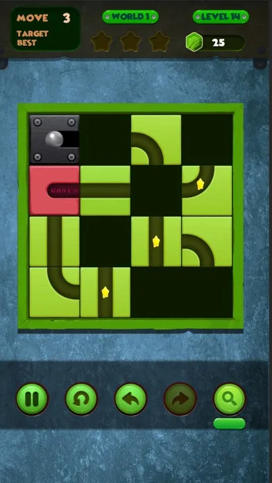 Скриншоты SLIDE PUZZLE UNROLL BALL