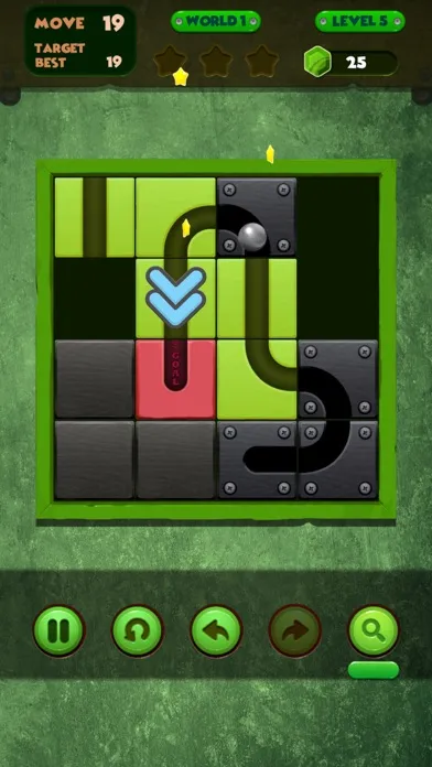 Скриншоты SLIDE PUZZLE UNROLL BALL