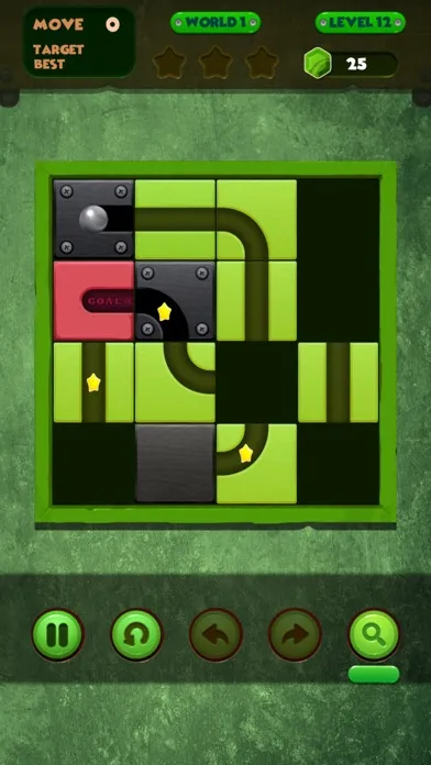Скриншоты SLIDE PUZZLE UNROLL BALL