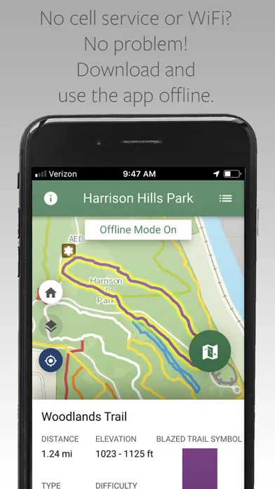 Ảnh chụp màn hình của Allegheny County Parks Trails