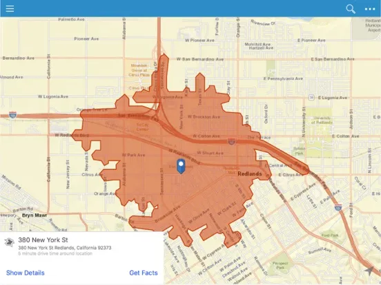 Captures d'écran de ArcGIS Business Analyst iPad 