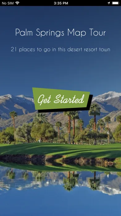 ภาพหน้าจอของ Palm Springs Map Tour