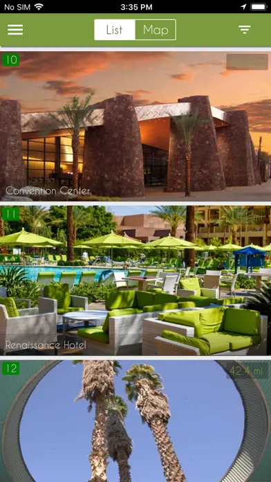 ภาพหน้าจอของ Palm Springs Map Tour
