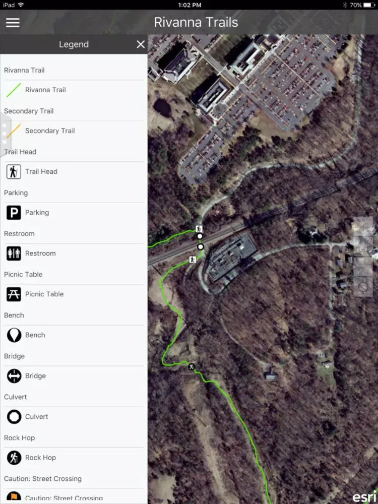 Rivanna Trails iPad  Screenshots