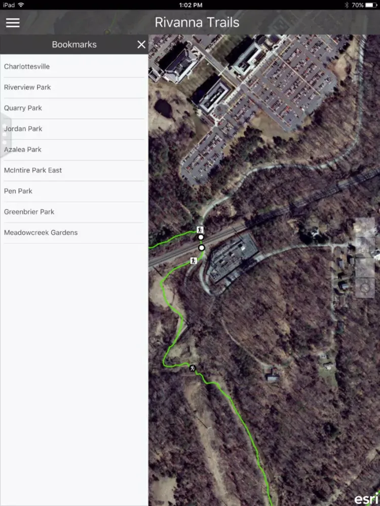 Rivanna Trails iPad  Screenshots