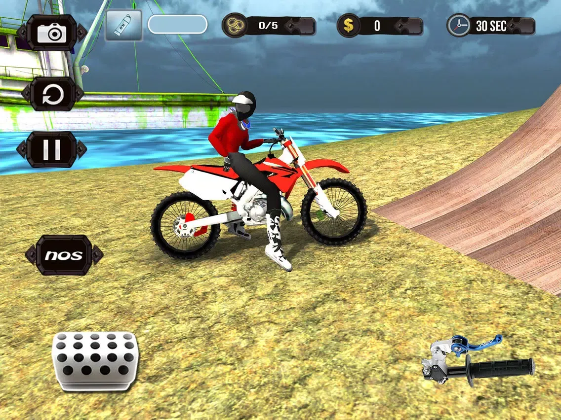 Capturas de pantalla de Stunt Bike Race-r: Top Motocross Beach Sim-ulator iPad 