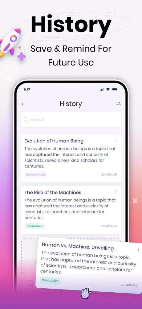 AI Essay Writer App: Essayness Screenshots