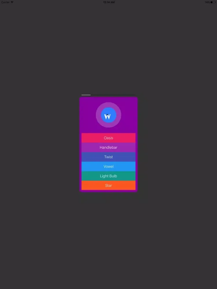 Capturas de tela do DraWord iPad 