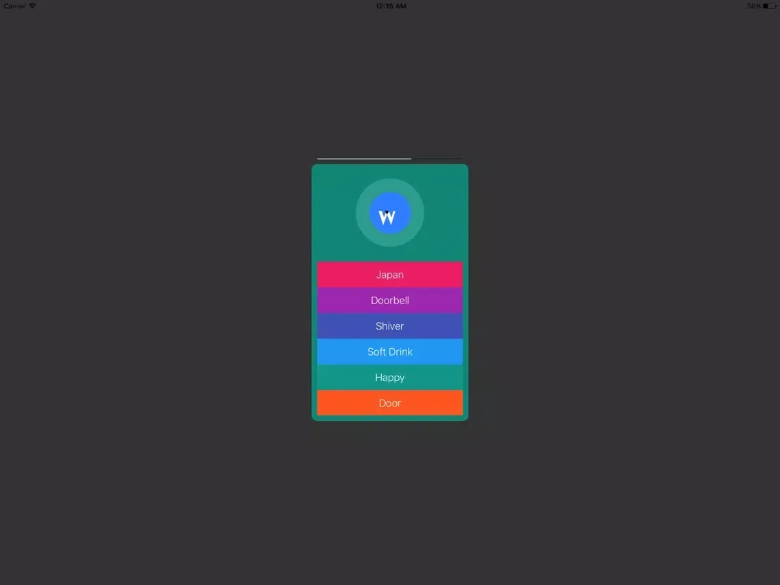 Capturas de tela do DraWord iPad 